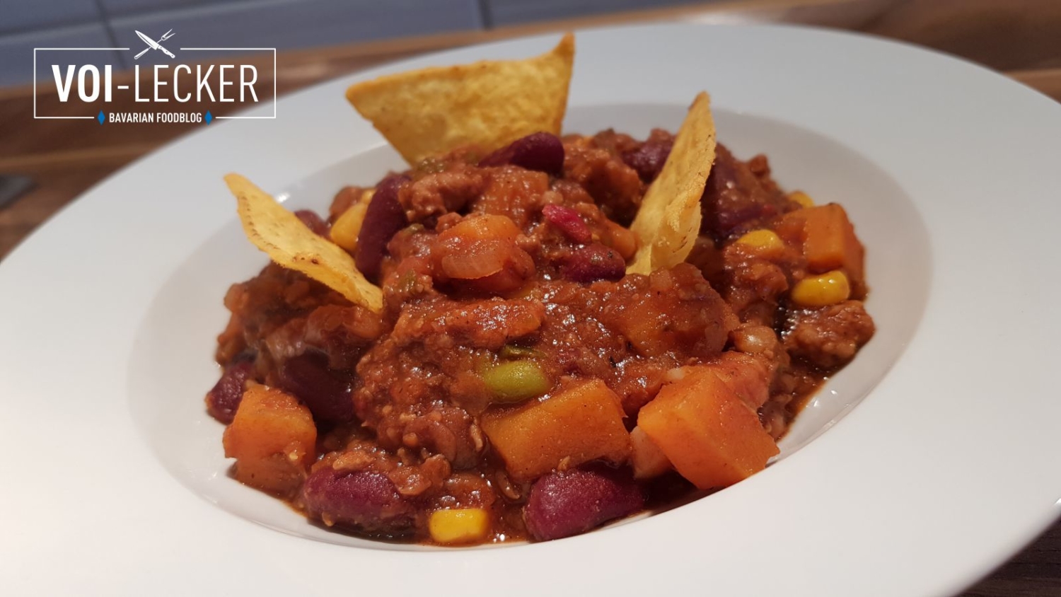 Rezept für Süßkartoffel-Chili mit Berglinsen - Chili con Carne mal anders